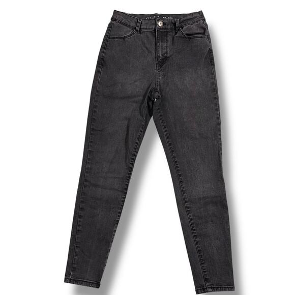 No Boundaries Womens Denim Blue Jean Skinny Jeans Black Size 9 - Picture 1 of 10